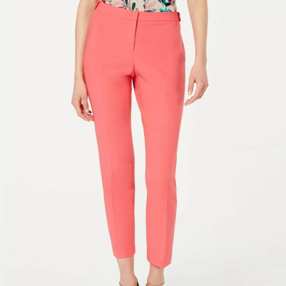 Calvin Klein size 4 tapered pants in Coral